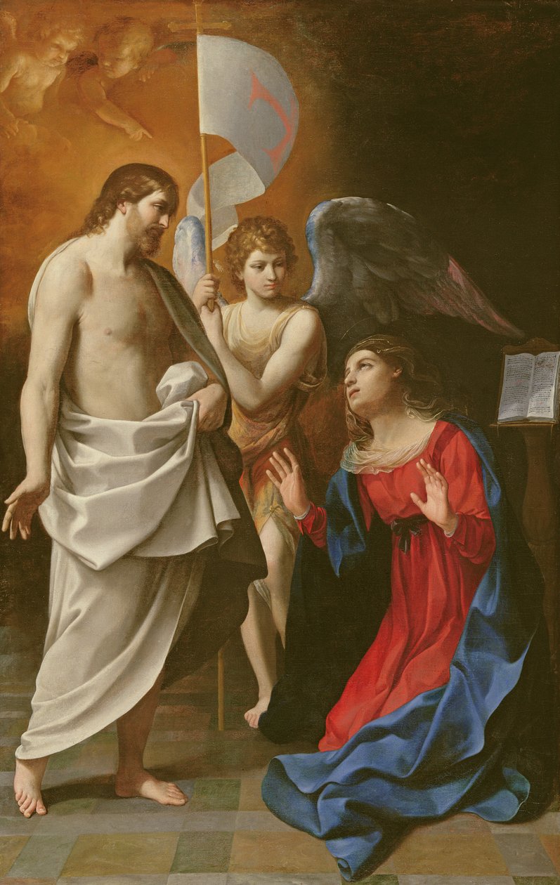 Christus erscheint der Jungfrau, ca. 1608 von Guido Reni