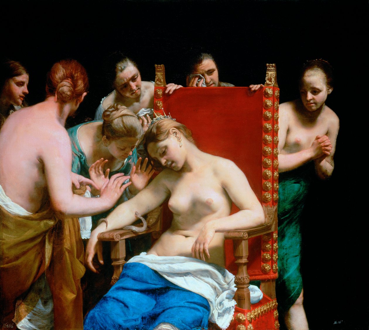 Der Tod der Kleopatra von Guido Canlassi