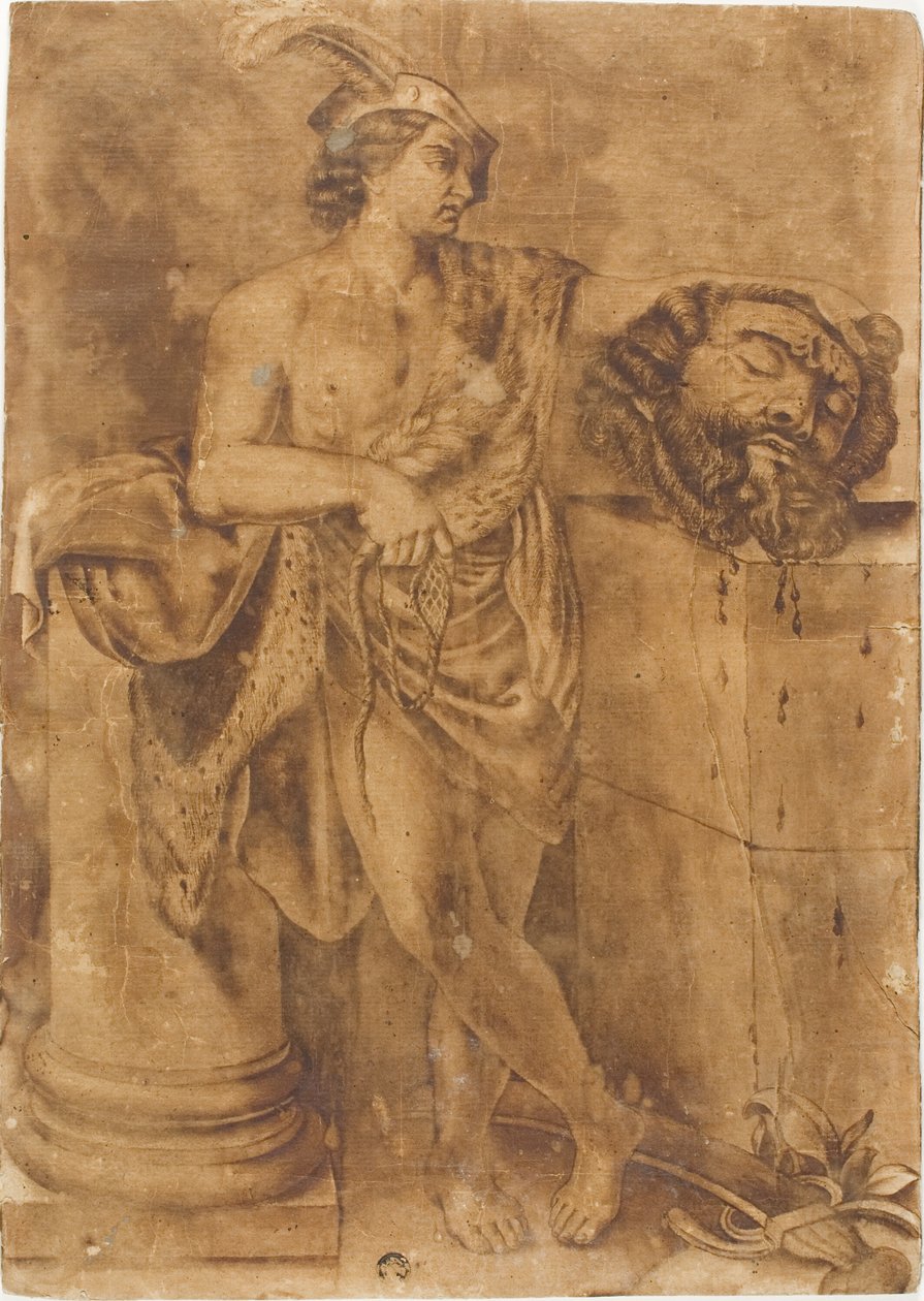 David mit dem Kopf von Goliath von Guido Reni