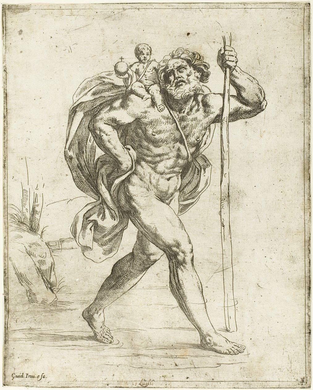 Heiliger Christophorus von Guido Reni
