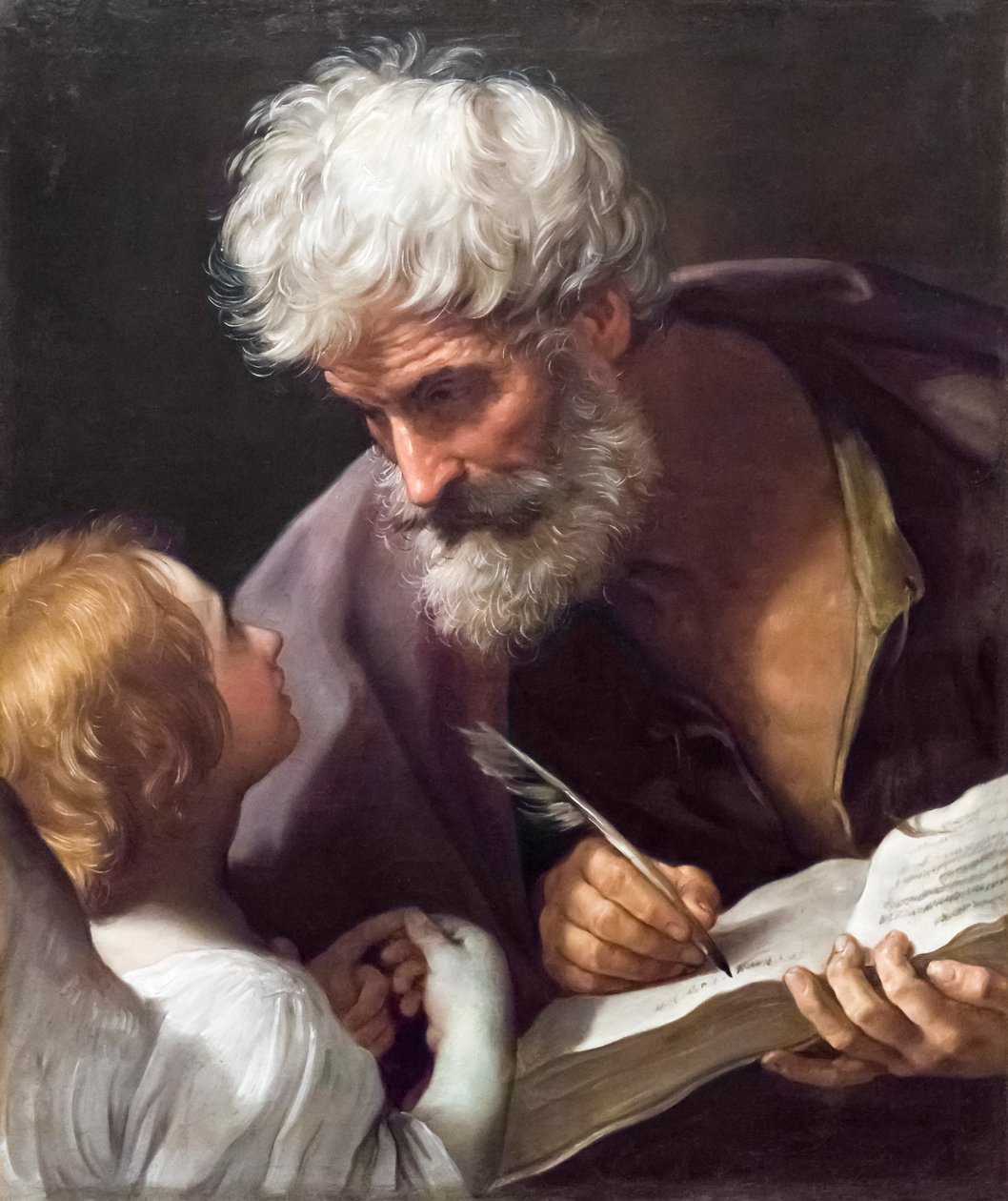 Heiliger Matthäus der Evangelist von Guido Reni