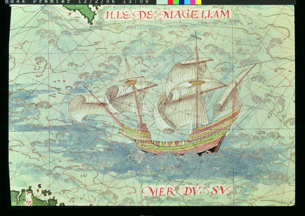 F.41v Eine Karavelle, Detail aus 