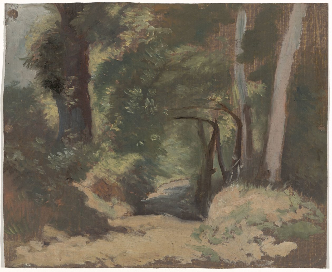 Waldweg von Guillaume Anne van der Brugghen