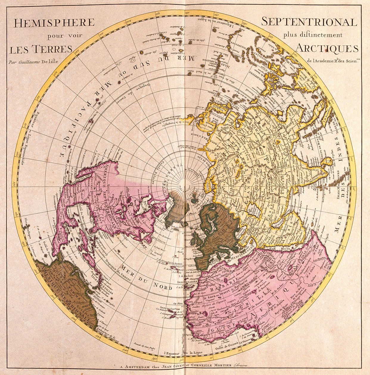 Arktische Erden von Guillaume Delisle