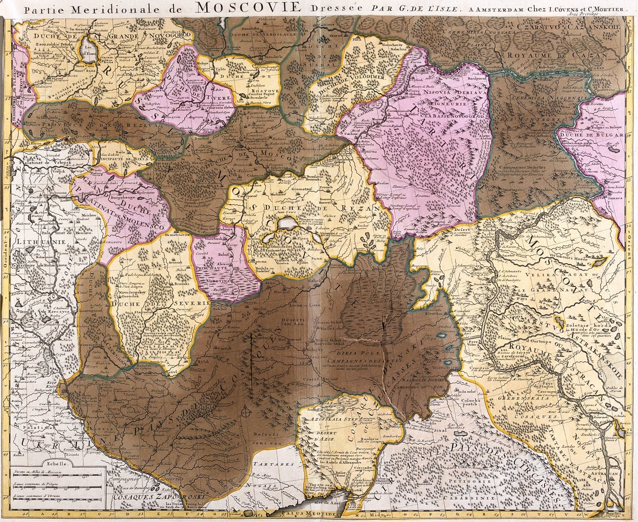 Südrussland von Guillaume Delisle