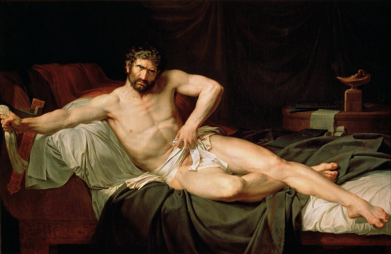Cato Uticensis, ca. 1795 von Guillaume Lethiere