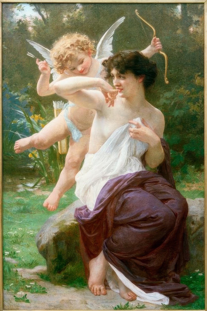 Venus mit Amorette von Guillaume Seignac