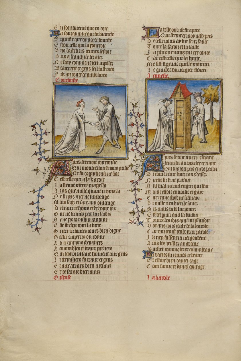 Roman de la Rose von Guillaume de Lorris