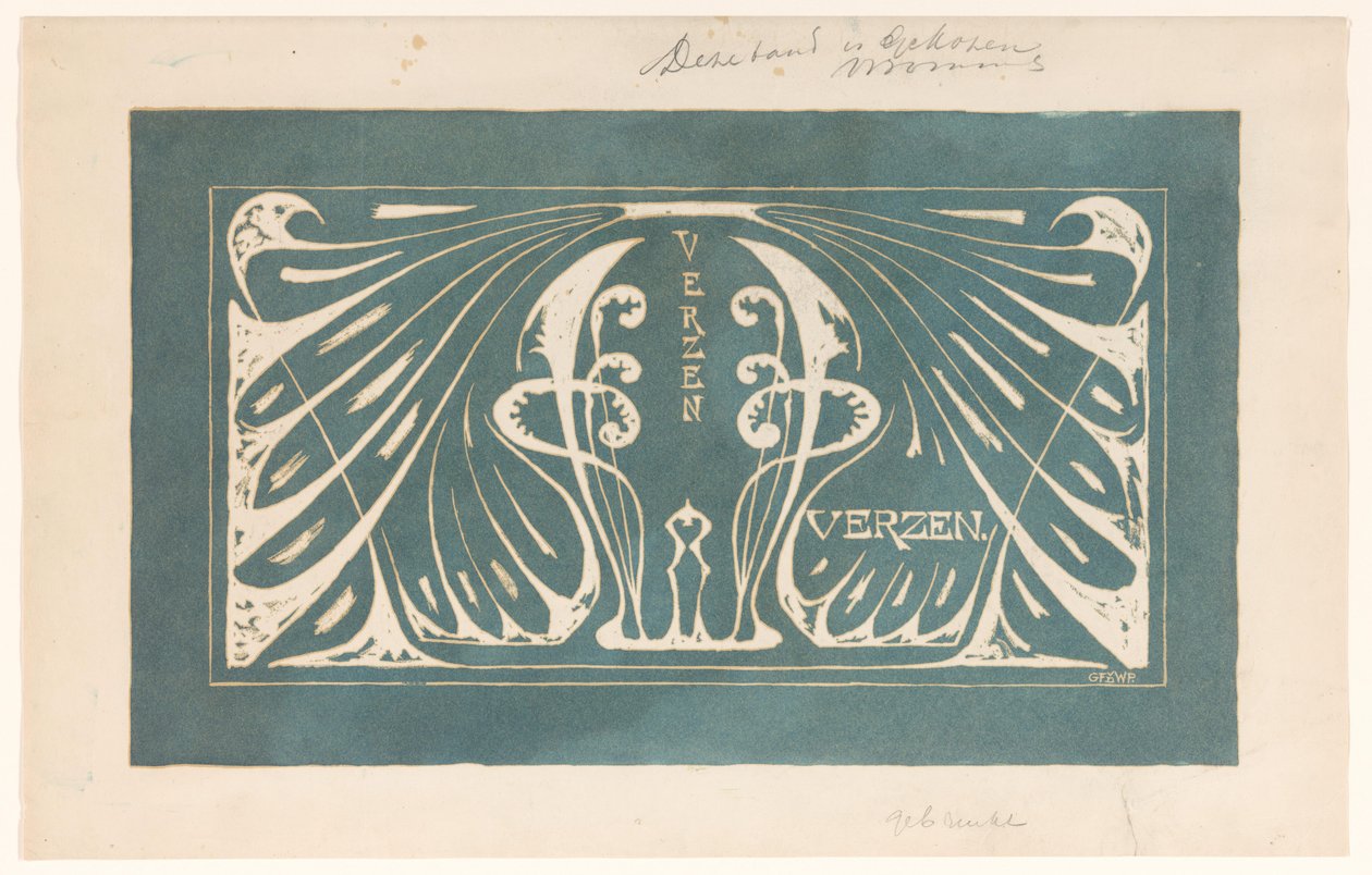 Buchumschlag von Gust van de Wall Perné