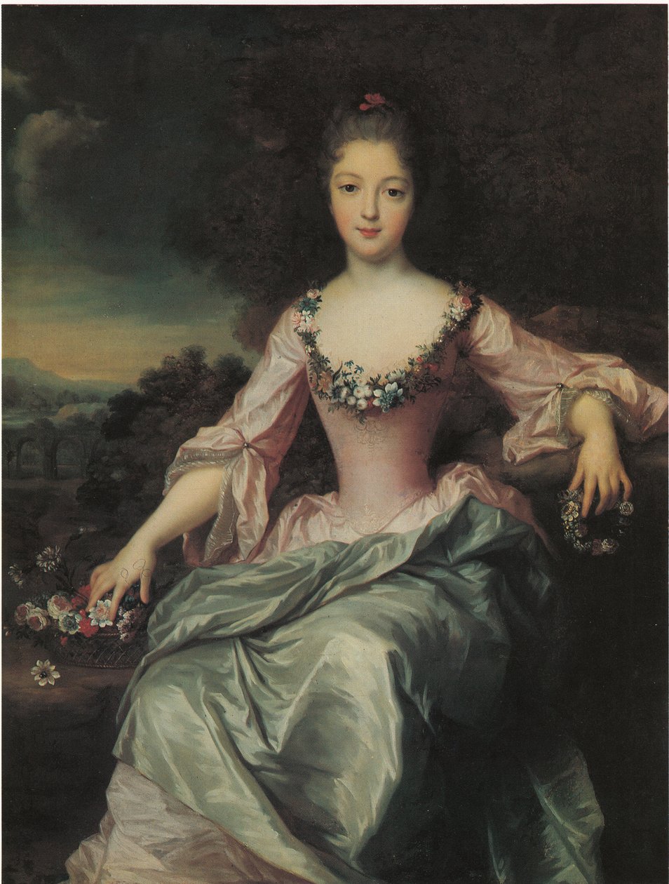Porträt von Marie Anne de Bourbon von Gustaf Lundberg