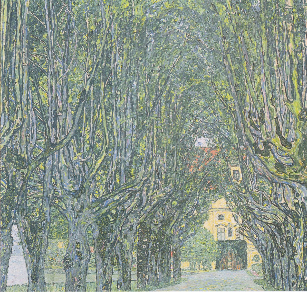 Allee vor Schloss Kammer von Gustav Klimt