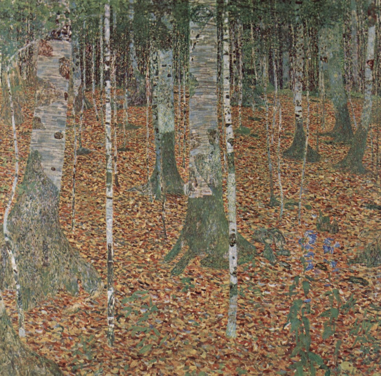 Birkenwald von Gustav Klimt