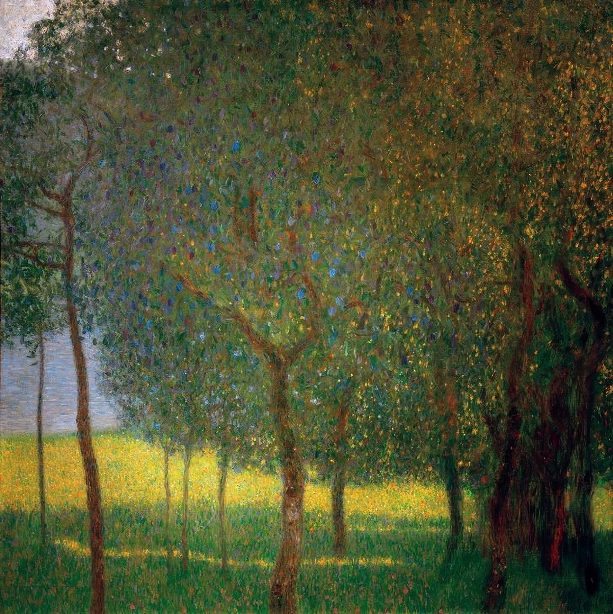 Obstbäume am Attersee von Gustav Klimt
