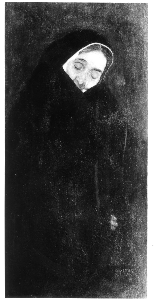 Alte Frau, 1909 von Gustav Klimt