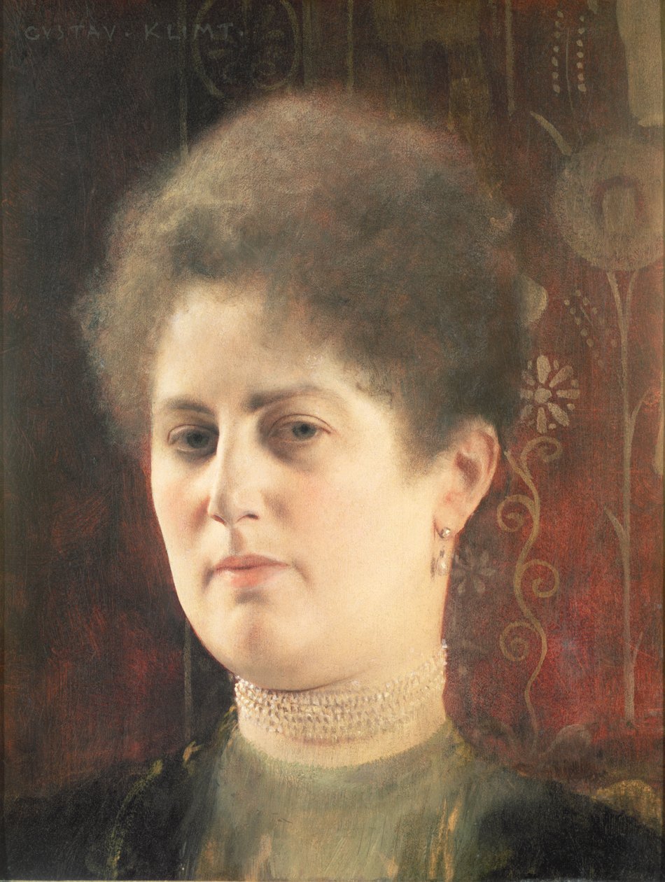 Porträt einer Dame von Gustav Klimt