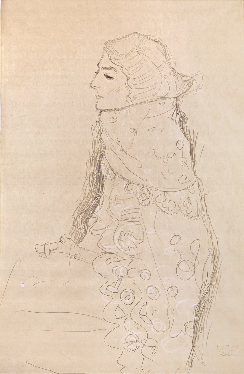 Sitzende Frau von Gustav Klimt