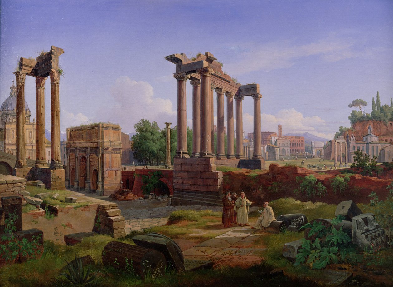 Das Forum, Rom von Gustaf Wilhelm Palm