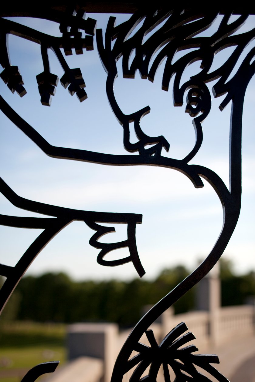 Eingangstor zum Skulpturenpark, Kinder (Detail) von Gustav Vigeland