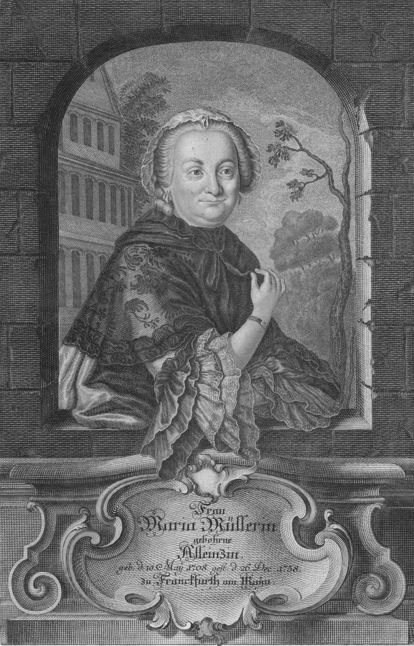 Frau Maria Mullerin von Gustav Andreas Wolfgang