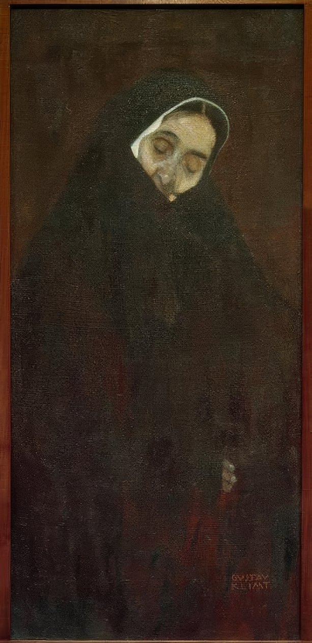 Alte Frau von Gustav Klimt
