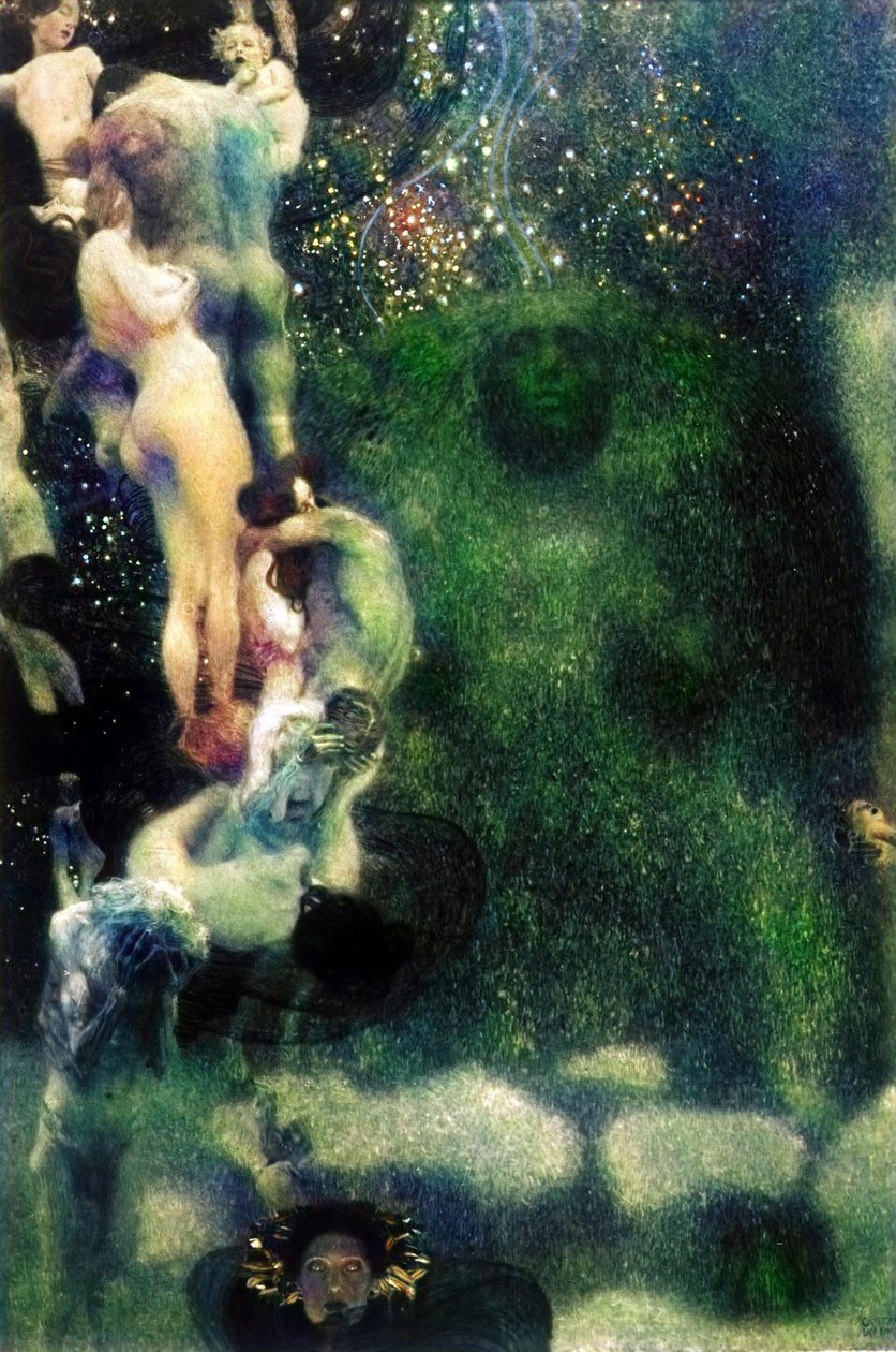 Klimt Universitäts-Deckenmalereien in Wien von Gustav Klimt