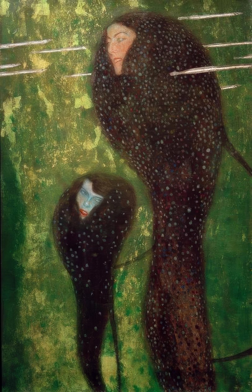 Nixen (Silberfische) von Gustav Klimt