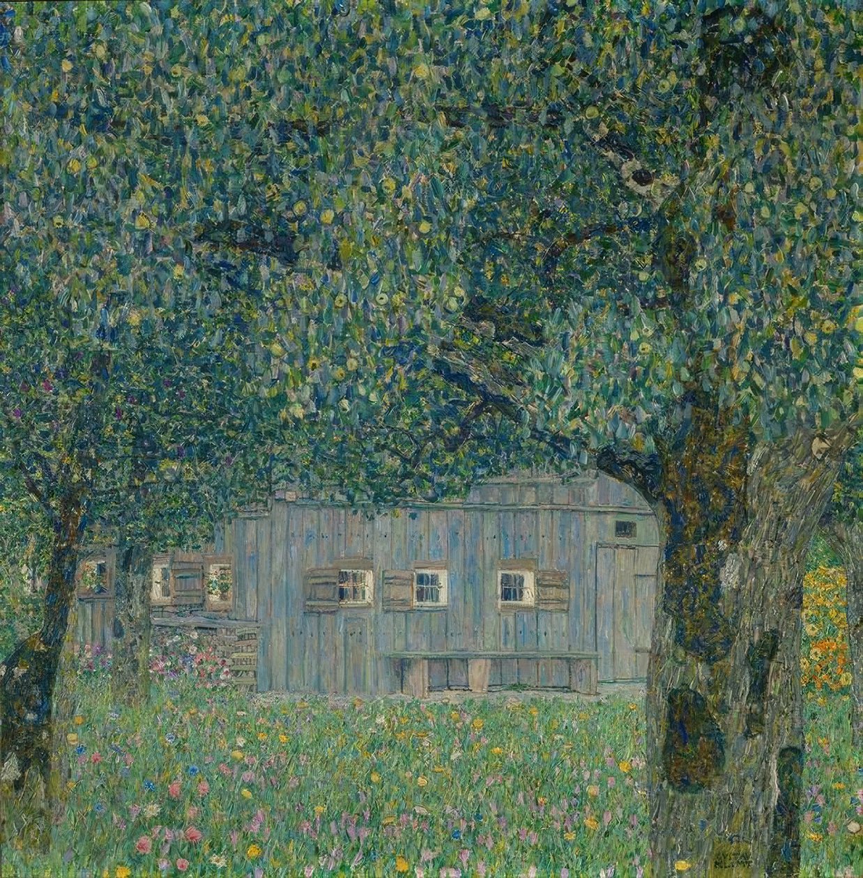 Oberösterreichisches Bauernhaus von Gustav Klimt