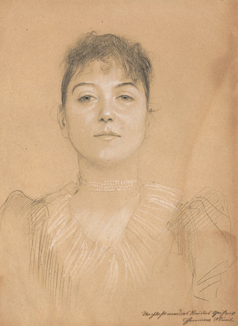 Porträt einer Frau von Gustav Klimt