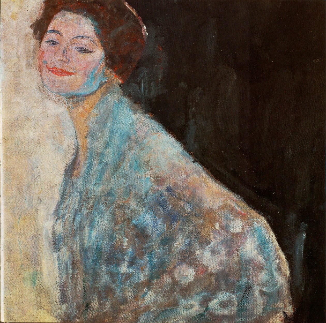 Porträt einer Dame in Weiß von Gustav Klimt