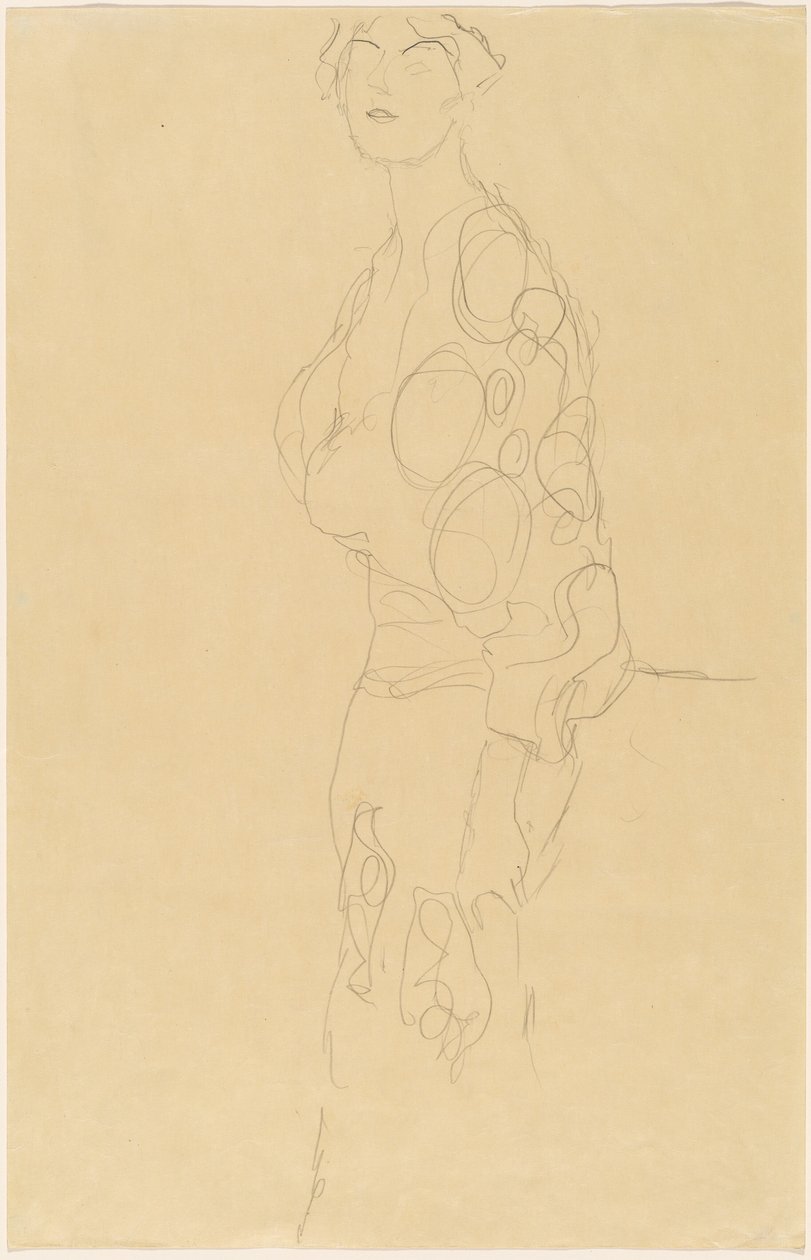 Stehende Frau von Gustav Klimt