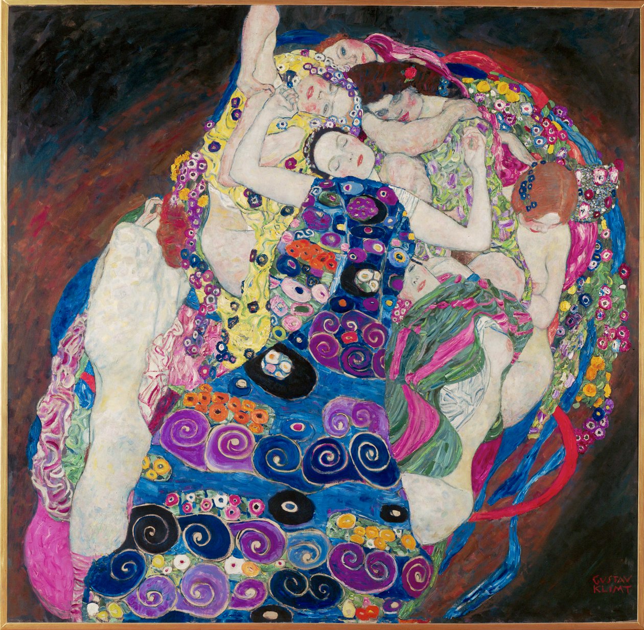 Die Jungfrau von Gustav Klimt