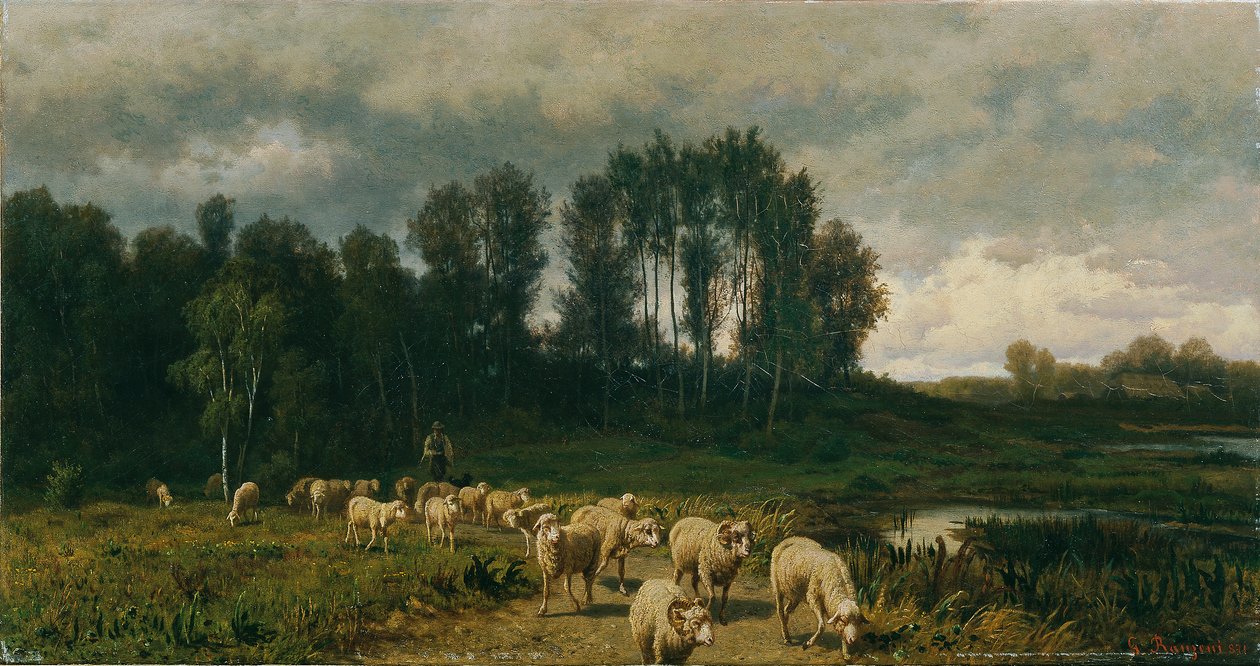 Vor dem Gewitter von Gustav Ranzoni