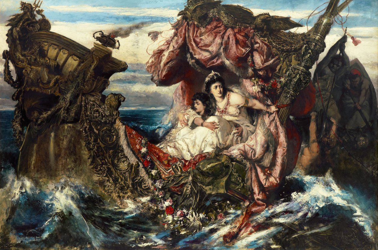 Das Schiffswrack der Agrippina von Gustav Wertheimer
