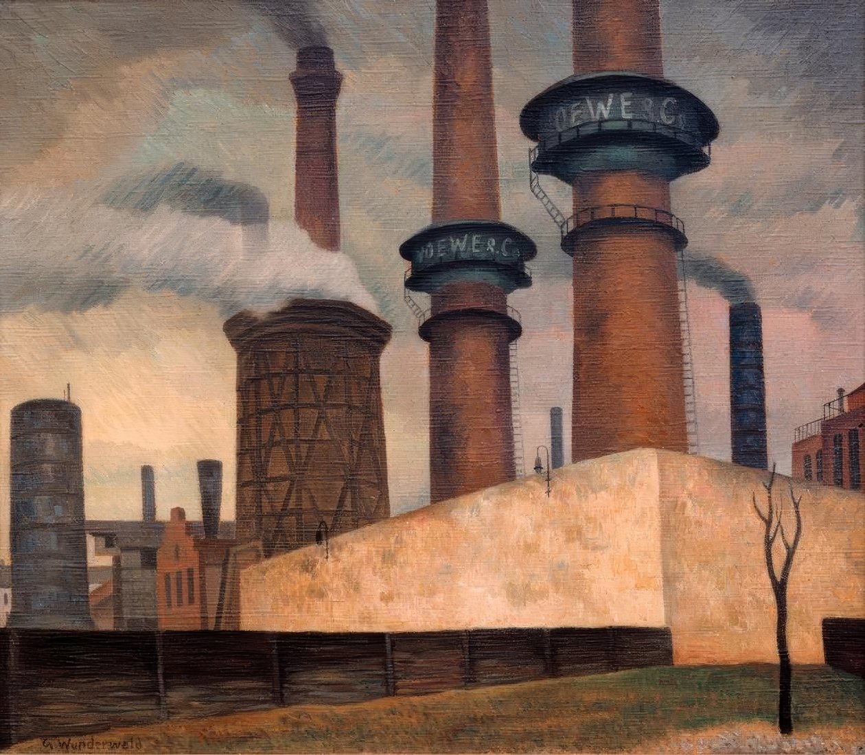 Fabrik Loewe & Co. (Moabit) von Gustav Wunderwald