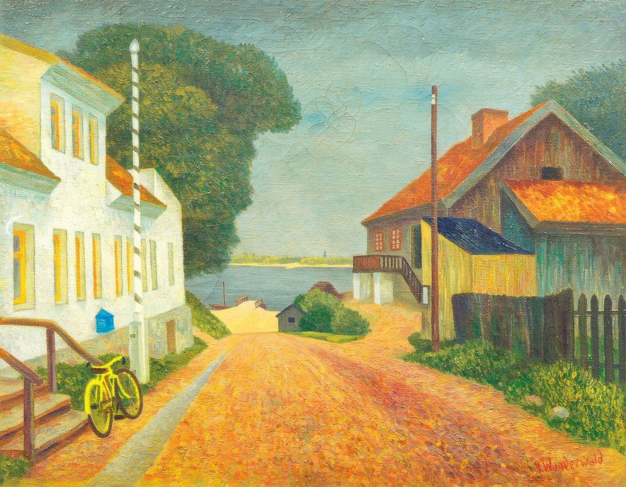 Zollamt in Memel von Gustav Wunderwald