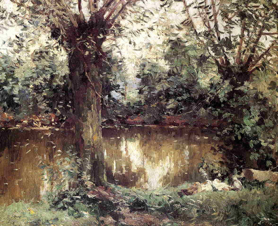 Ufer der Yerres von Gustave Caillebotte