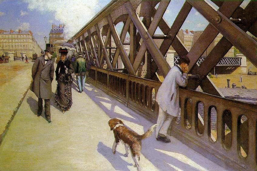 Die Pont de l’Europe von Gustave Caillebotte
