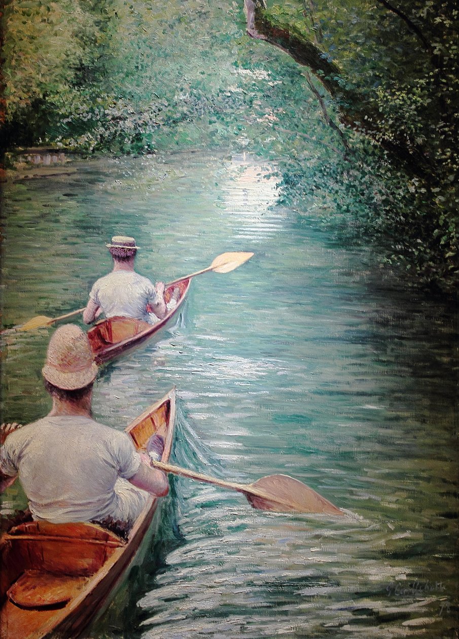 Die Périssoires von Gustave Caillebotte