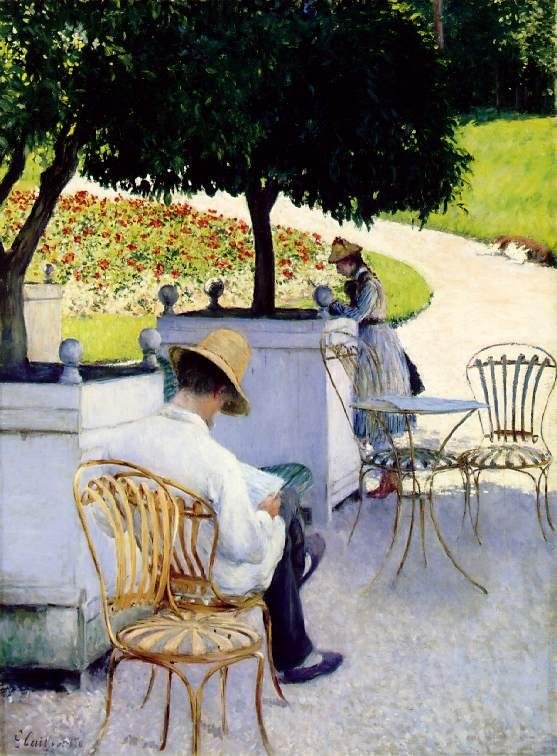 Die Orangenbäume von Gustave Caillebotte