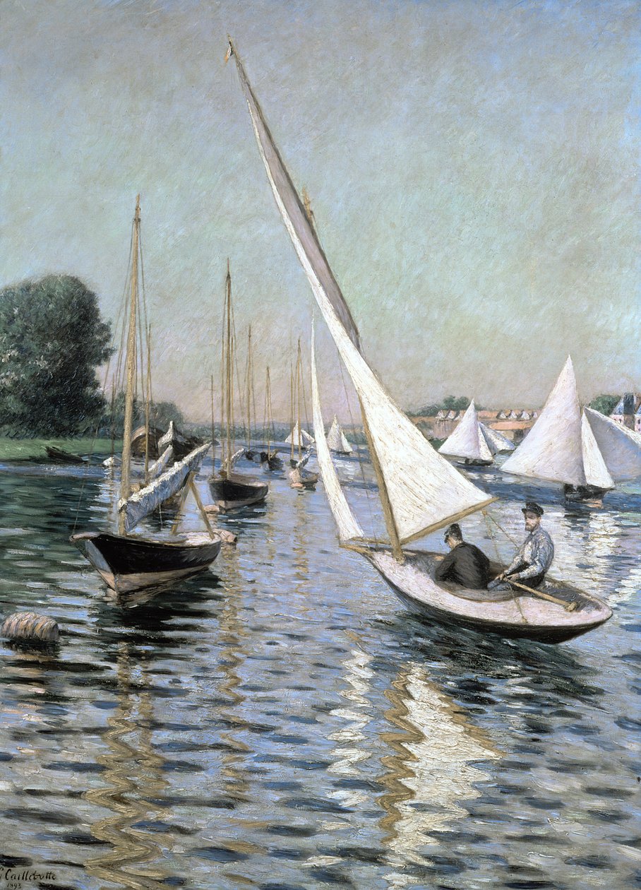 Regatta in Argenteuil, 1893 von Gustave Caillebotte