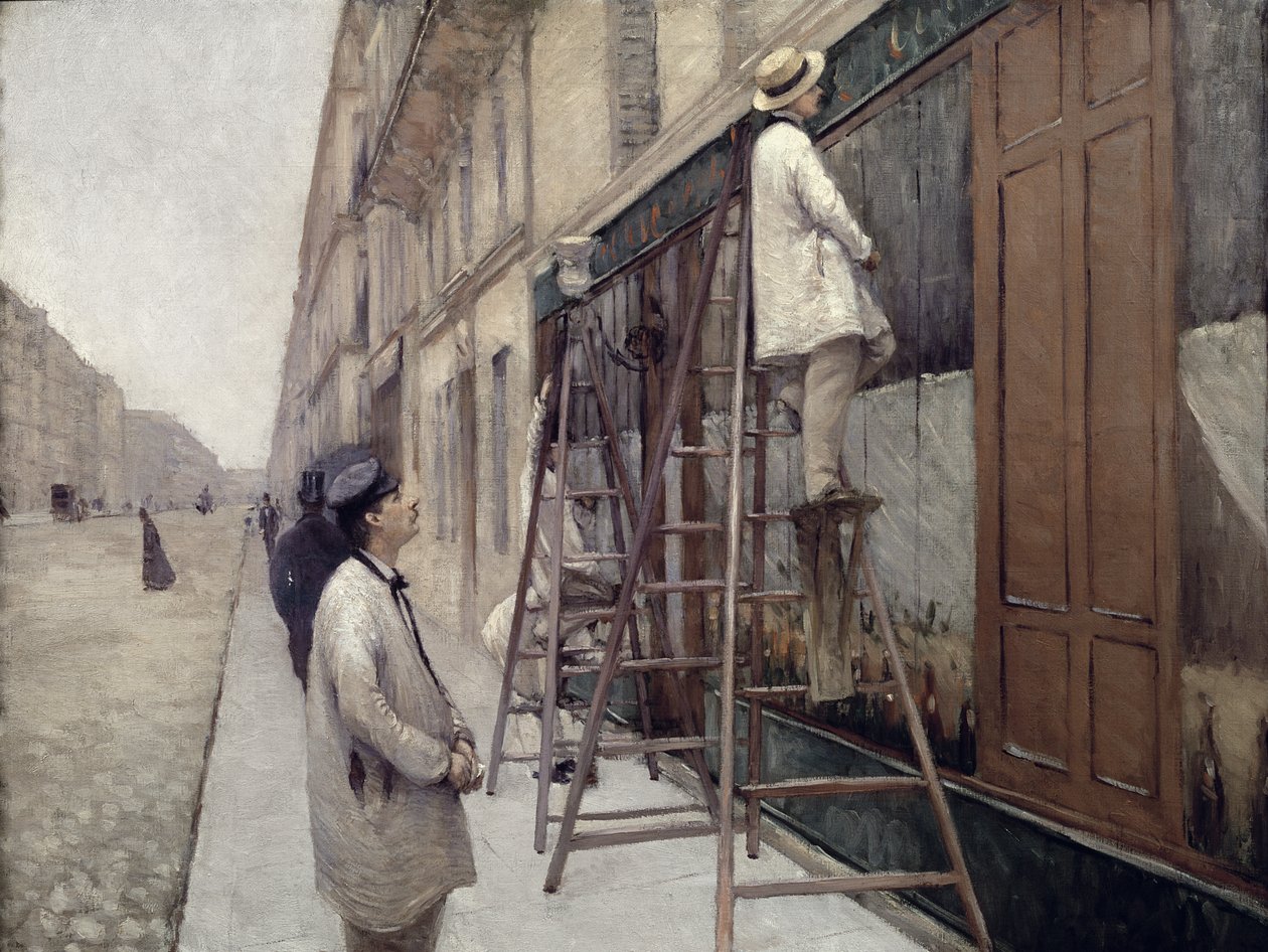 Die Maler, 1877 von Gustave Caillebotte