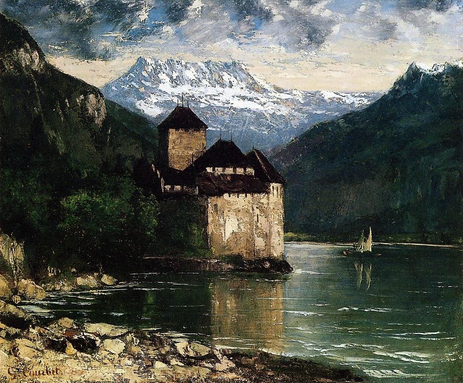 Schloss Chillon von Gustave Courbet
