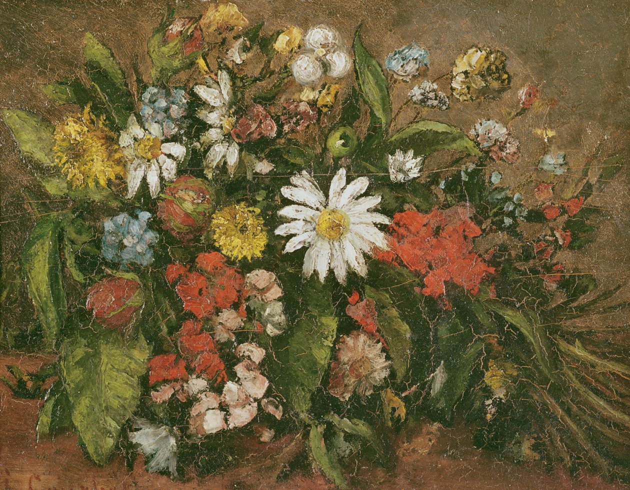 Blumen, 1871 von Gustave Courbet