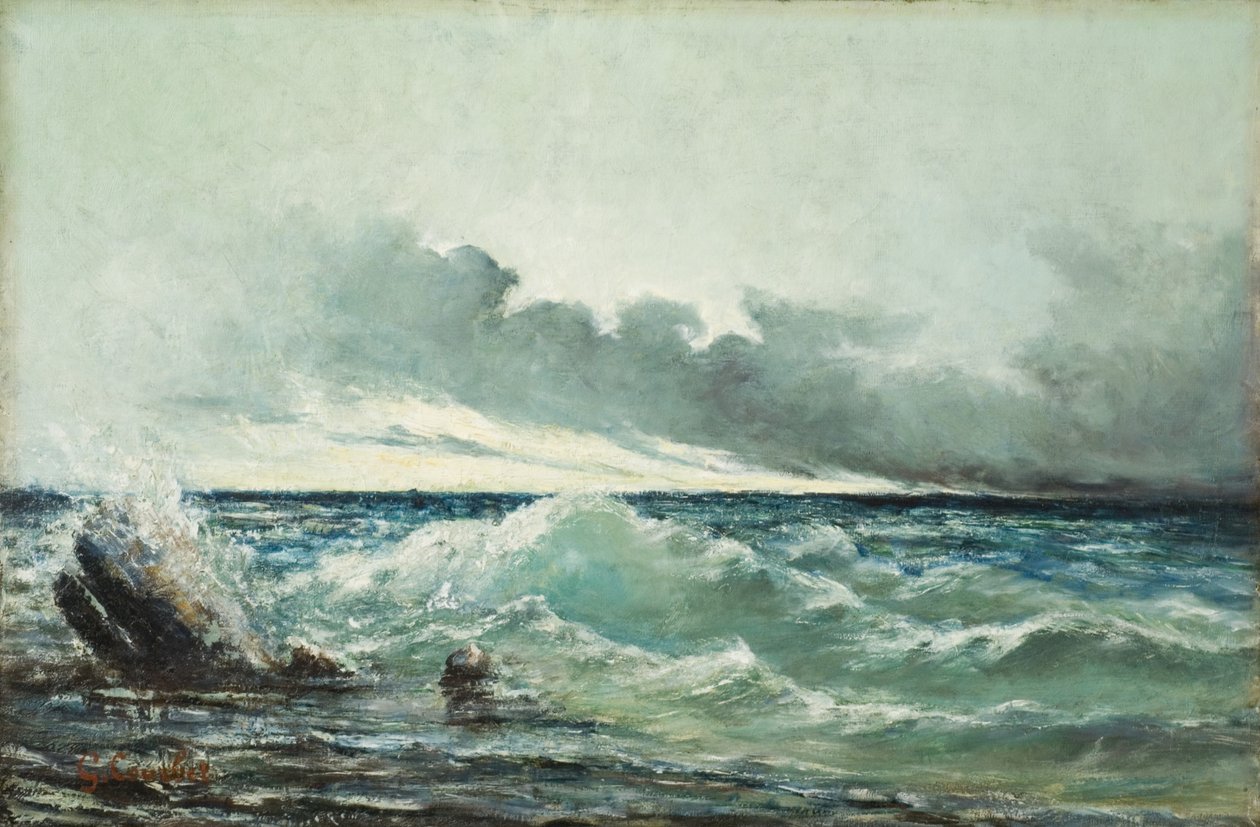 Die Welle von Gustave Courbet