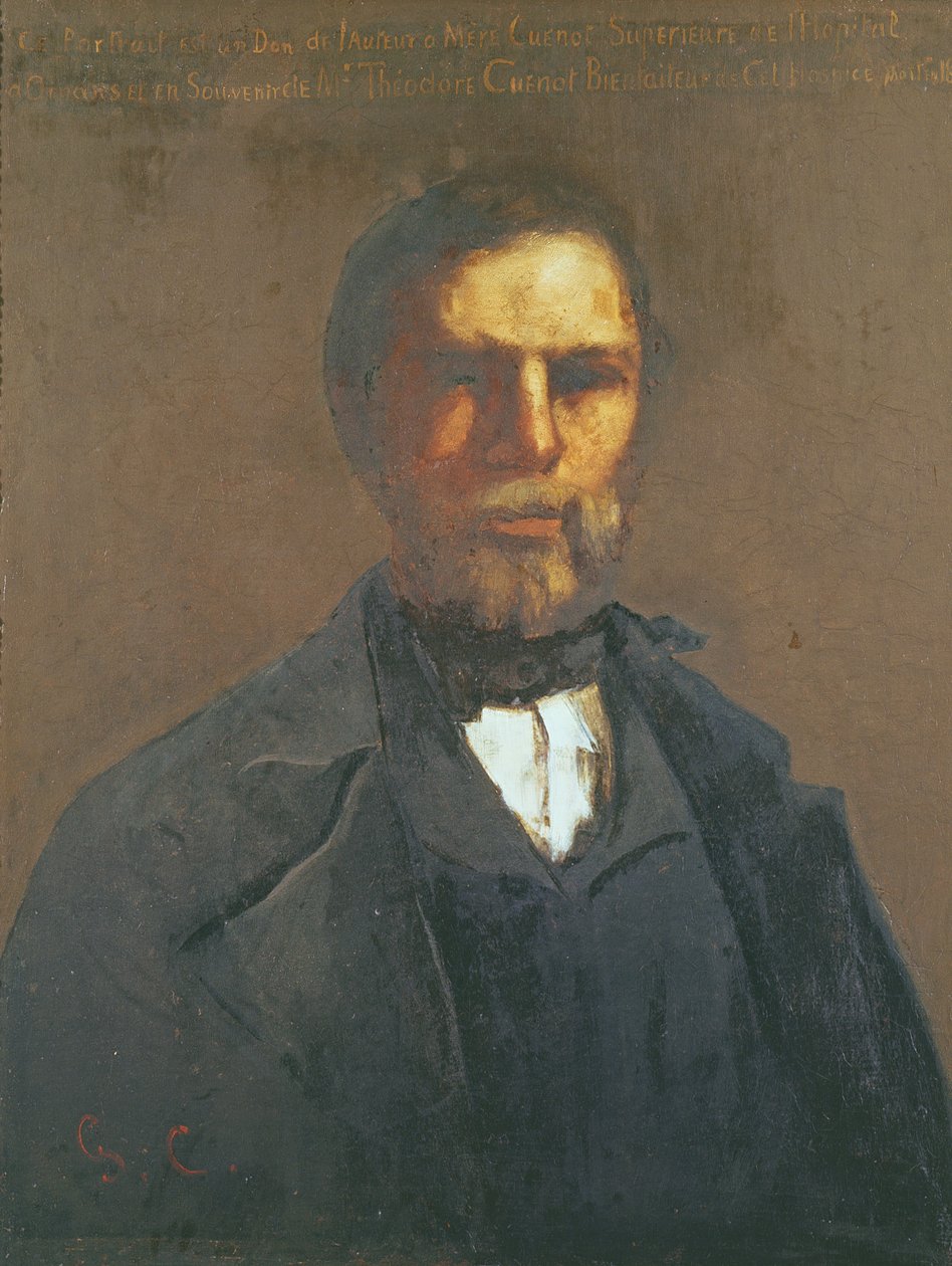 Porträt von Theodore Cuenot, 1847 von Gustave Courbet
