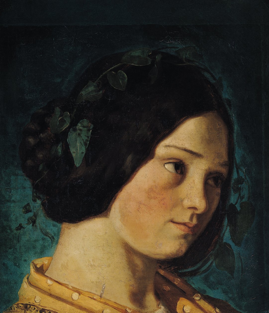 Porträt von Zelie Courbet, ca. 1842 von Gustave Courbet