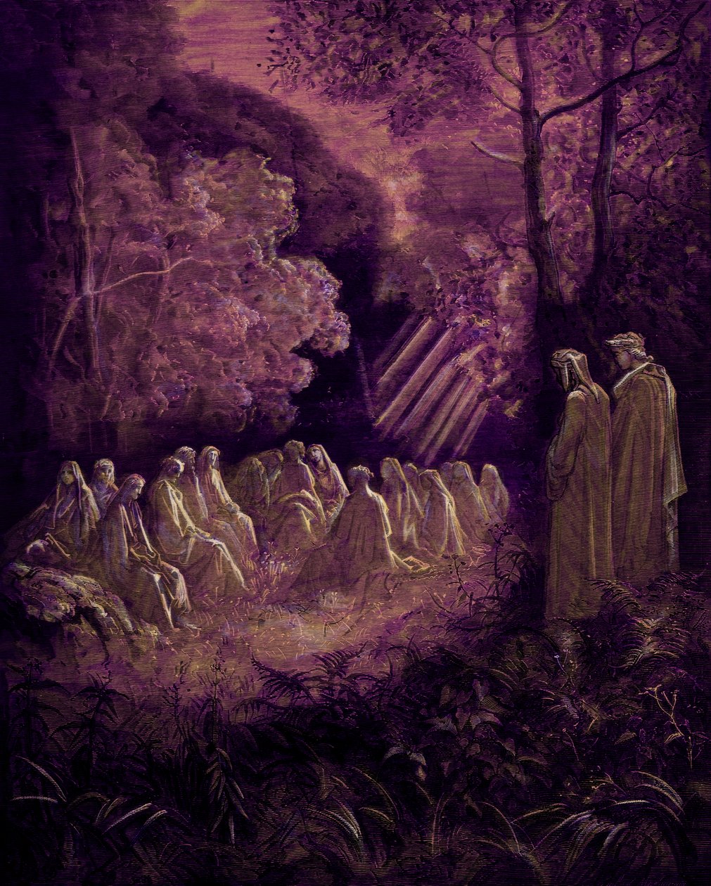 Dantes Fegefeuer von Gustave Dore