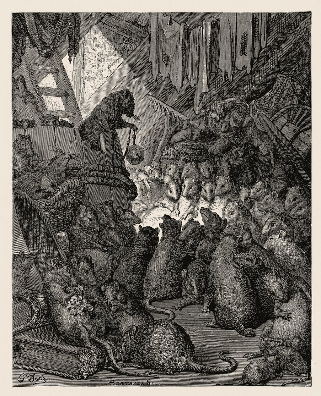 Scan einer Gravur von Gustave Doré von Gustave Dore