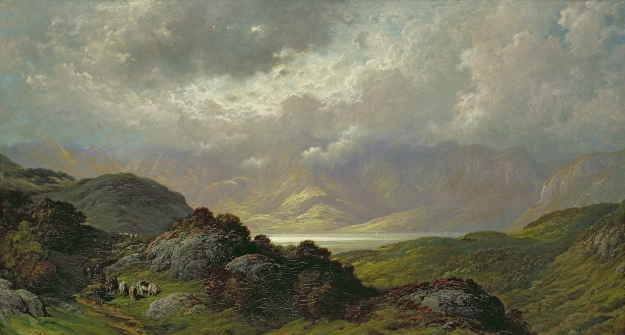 Schottische Landschaft von Gustave Dore