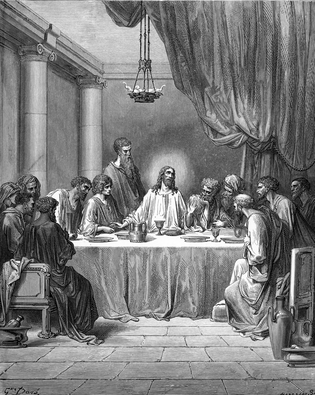 Das letzte Abendmahl von Gustave Dore